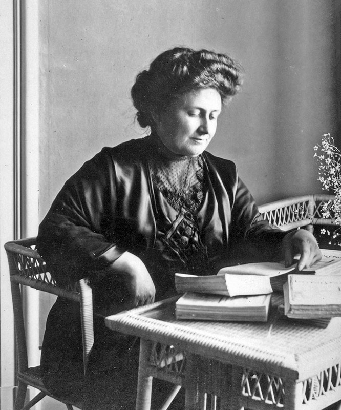 Porträt der Maria Montessori aus dem Jahr 1913